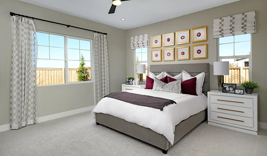 The Decker Owner's Bedroom of the Decker plan