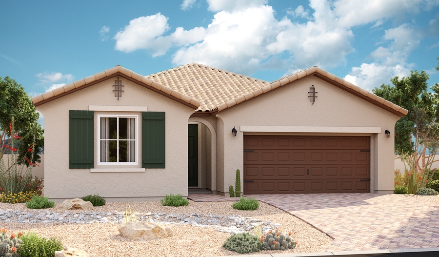 The Alden Elevation A Exterior A of the Alden plan
