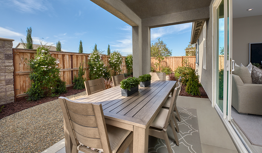 Patio of the Amethyst plan