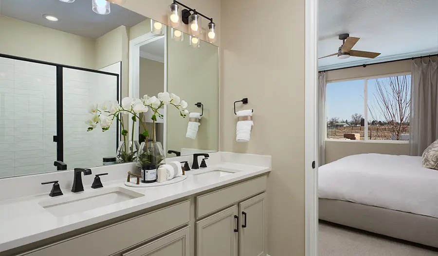 Owner's Bathroom of the Bronze plan