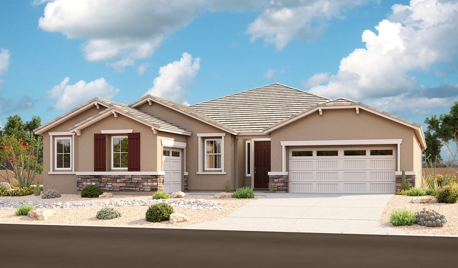 The Julia Elevation B Exterior B of the Julia plan