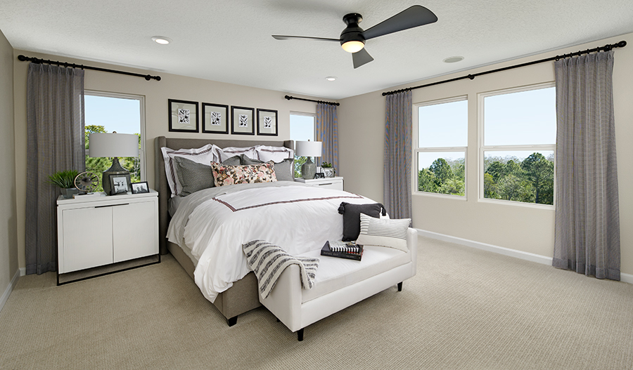 Owner's Bedroom of the Ammolite plan
