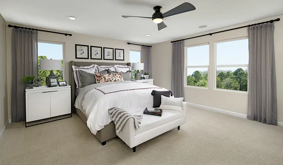 Owner's Bedroom of the Ammolite plan