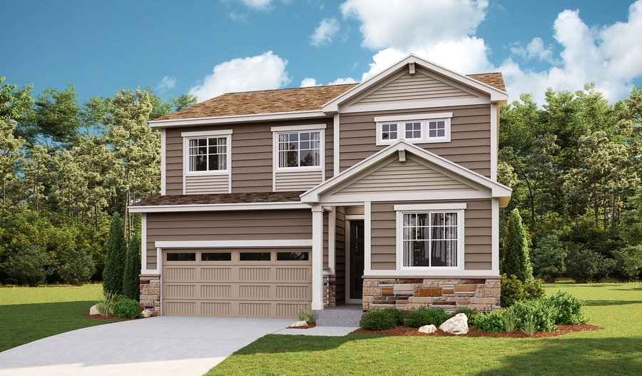 Exterior A of the Pearl plan