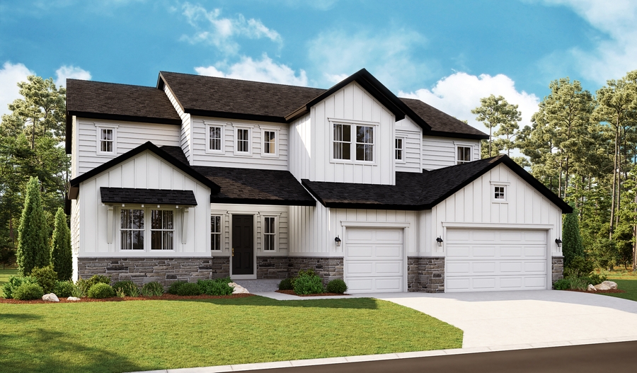 Exterior B of the Harmon plan