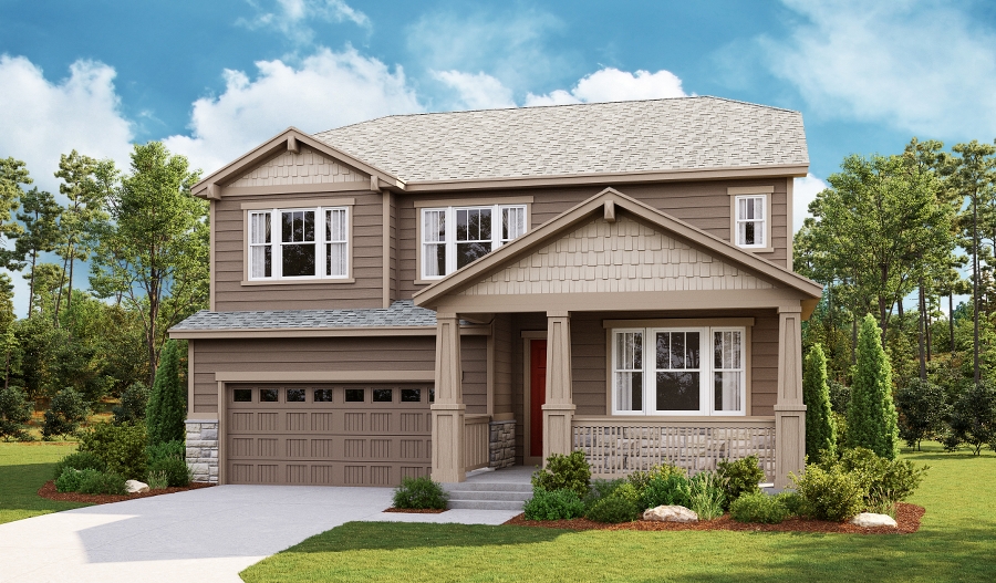 Hopewell floor plan at Haskins Station Richmond American Homes