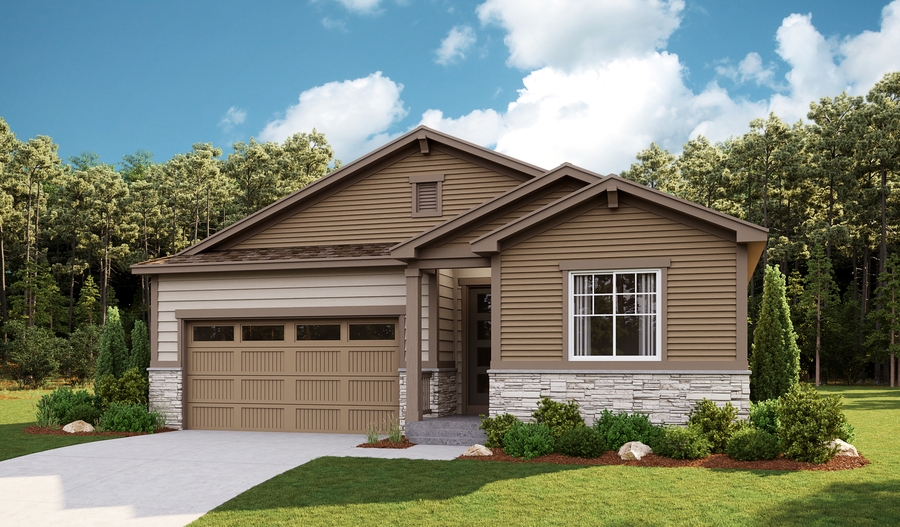 Exterior A of the Arlington plan