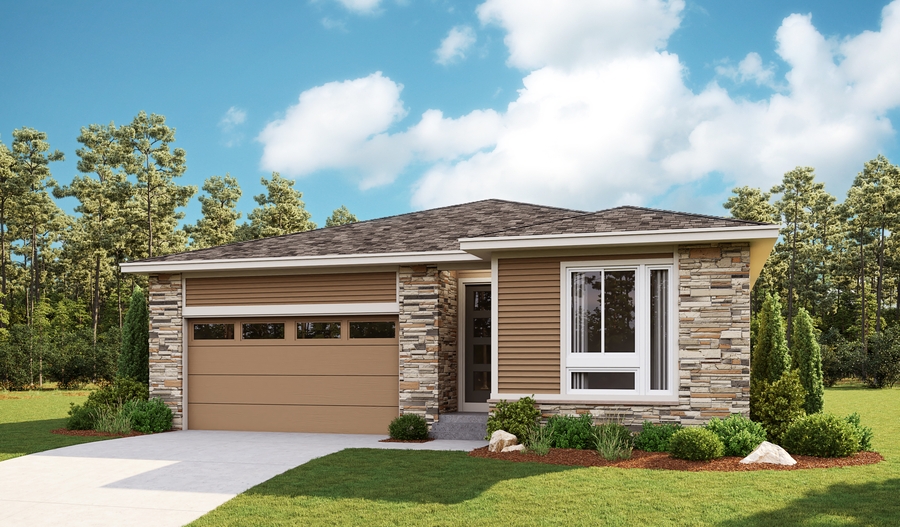 Exterior D of the Arlington plan