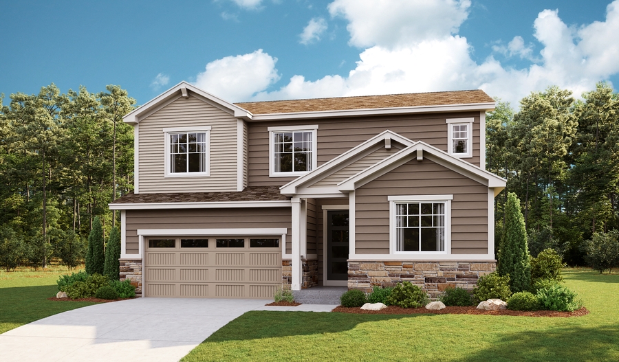 Exterior A of the hopewell plan
