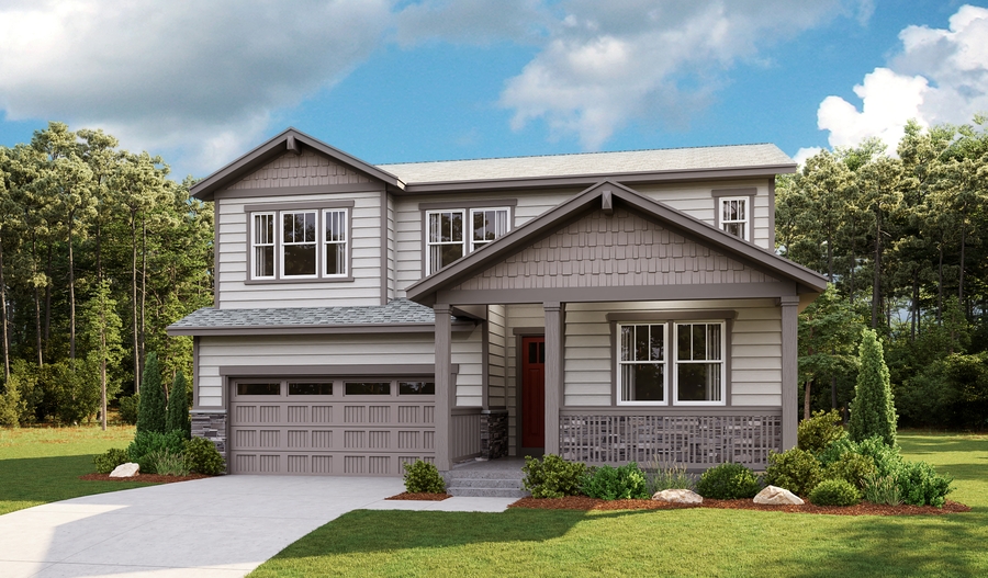 Hopewell floor plan at Creekside Village Richmond American Homes