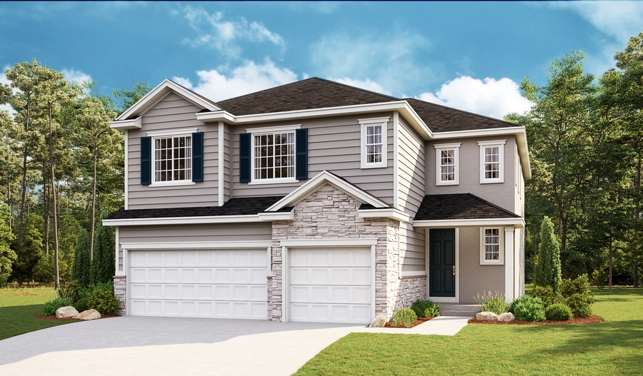 The Yorktown Elevation E Exterior E of the Yorktown plan
