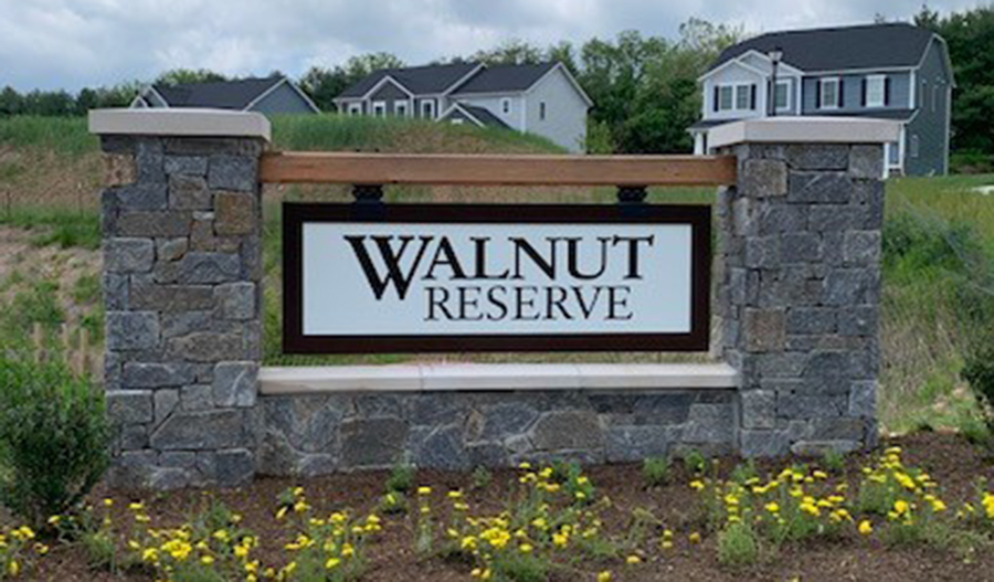 Monument at walnut reserve