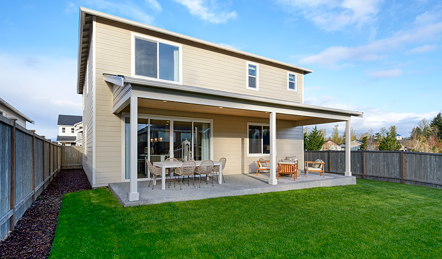 Rear exterior of the Pearl plan