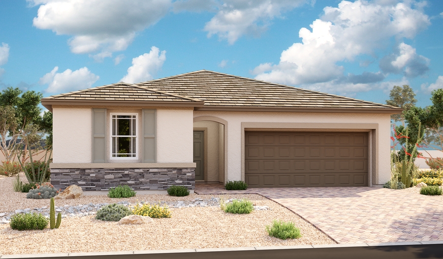 The Sarah Elevation C Exterior C of the Sarah plan