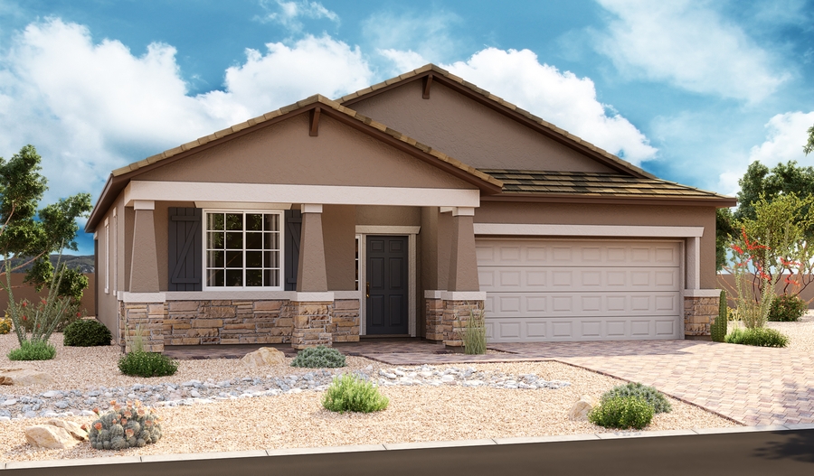 The Anika Elevation B Exterior B of the Anika plan