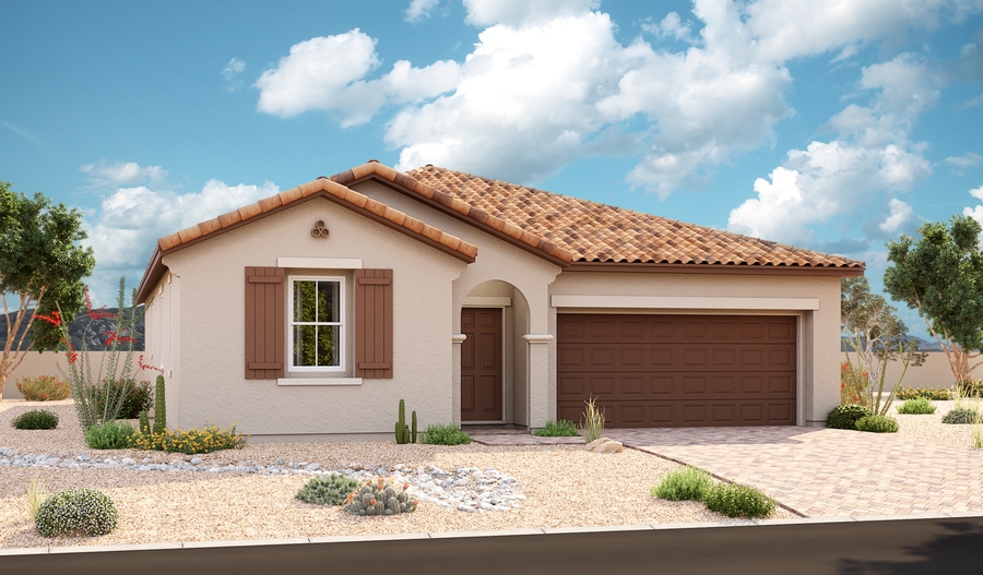 The Avalon Elevation A Exterior A of the avalon plan