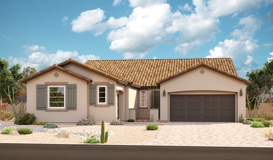 The Dominic Elevation A Exterior A of the Dominic plan