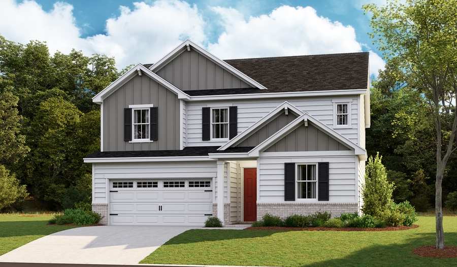 The Hopewell Elevation B Exterior B Of the Hopewell plan