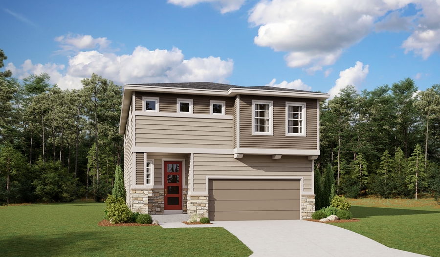 The Laurel Elevation C Exterior C of the Laurel plan