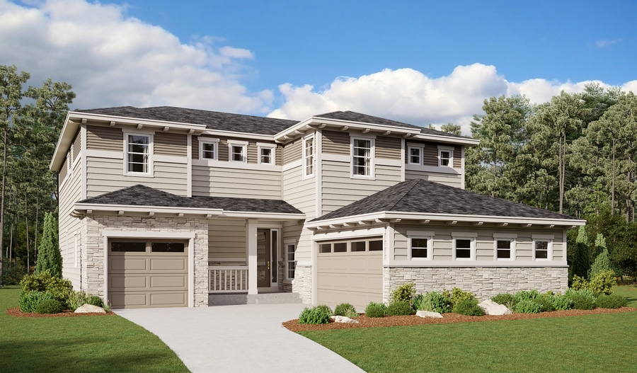 Daley floor plan at Vista Pines at Crystal Valley Richmond American Homes