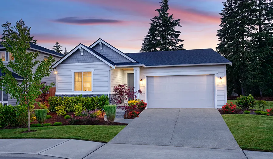 Exterior of a beautiful new home