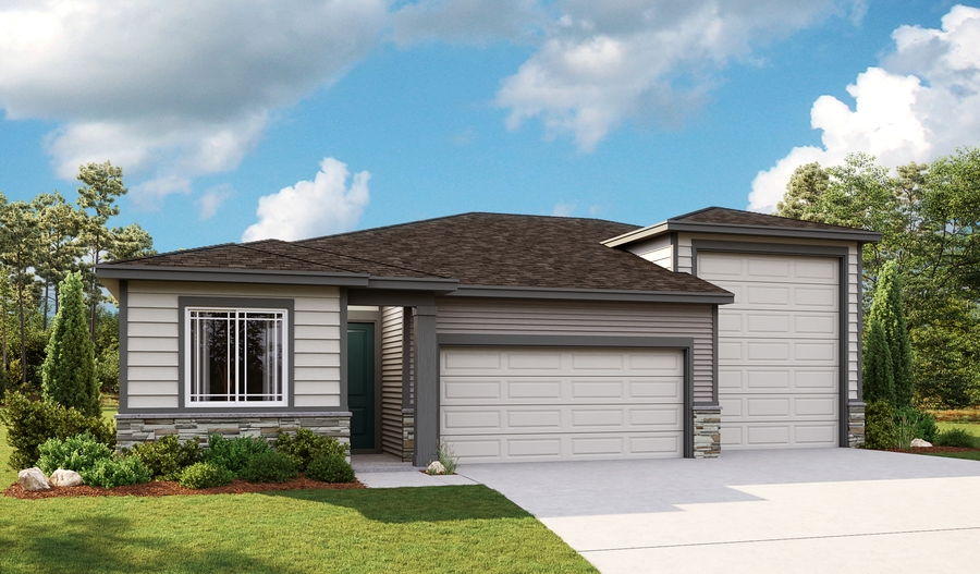 Exterior C of the Pewter plan