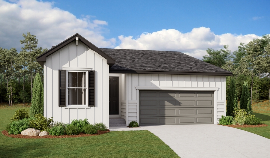 The Azure Elevation A Exterior A of the Azure plan