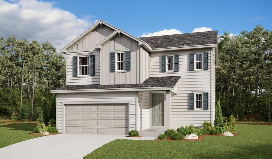 The Coral II Elevation A Exterior A of the Coral II plan