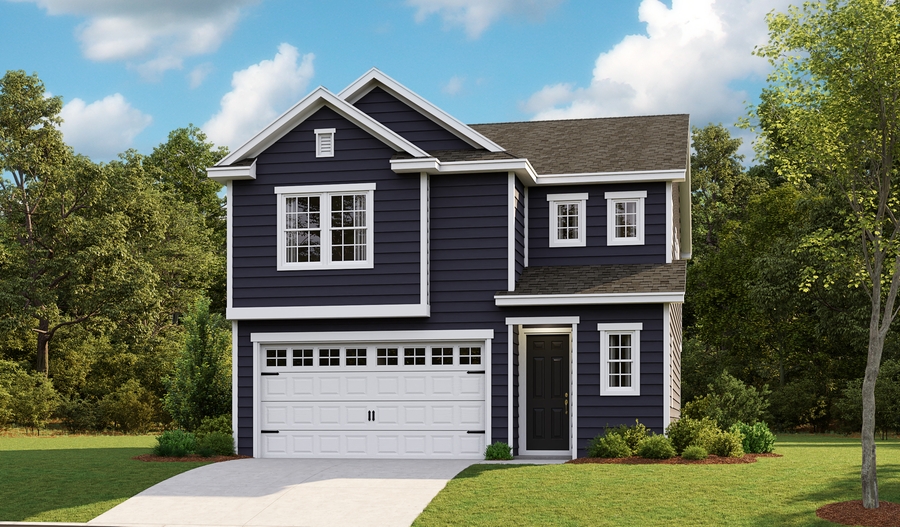 Exterior A of the Poplar plan
