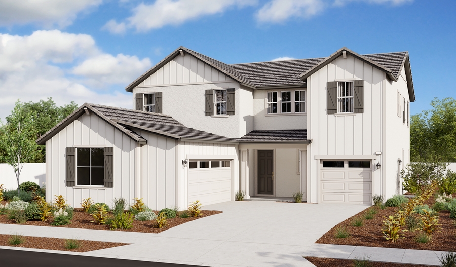 The Thomas Elevation B Exterior B of the Thomas plan