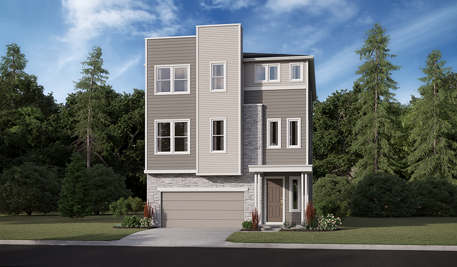The Leo Elevation C Exterior C of the Leo plan