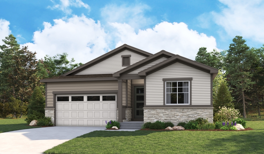 The Arlington Elevation B Exterior B of the Arlington plan