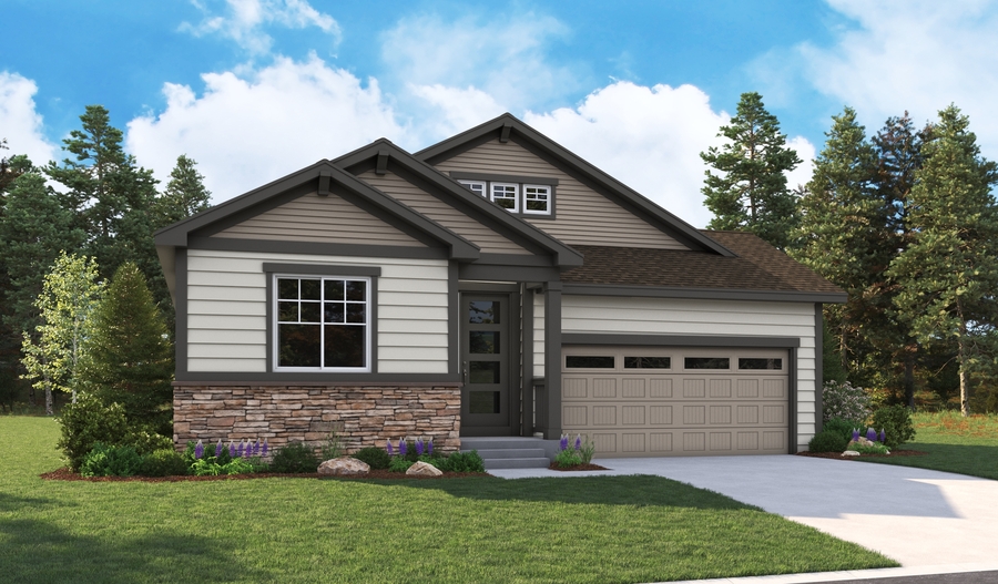 Exterior B of the Avalon plan