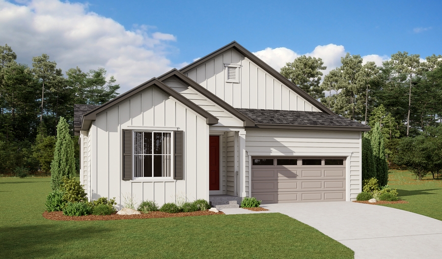The Agate Elevation A Exterior A of the Agate plan