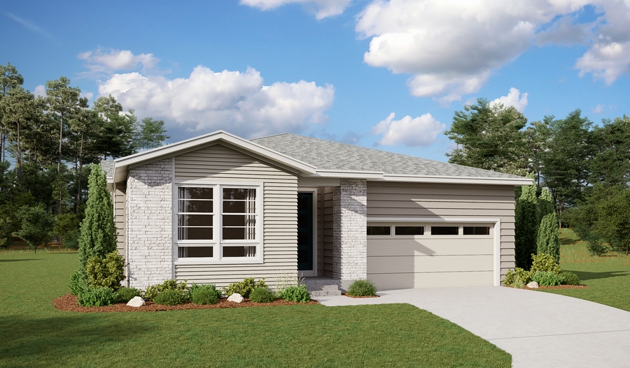 Exterior C of the Agate plan