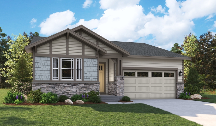 Exterior A of the Lavendar plan