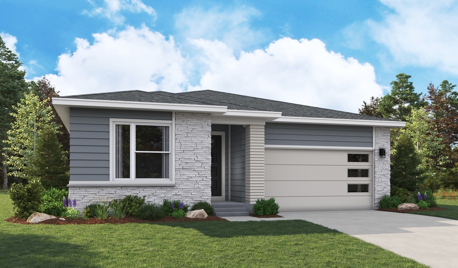 Exterior B of the Lavendar plan