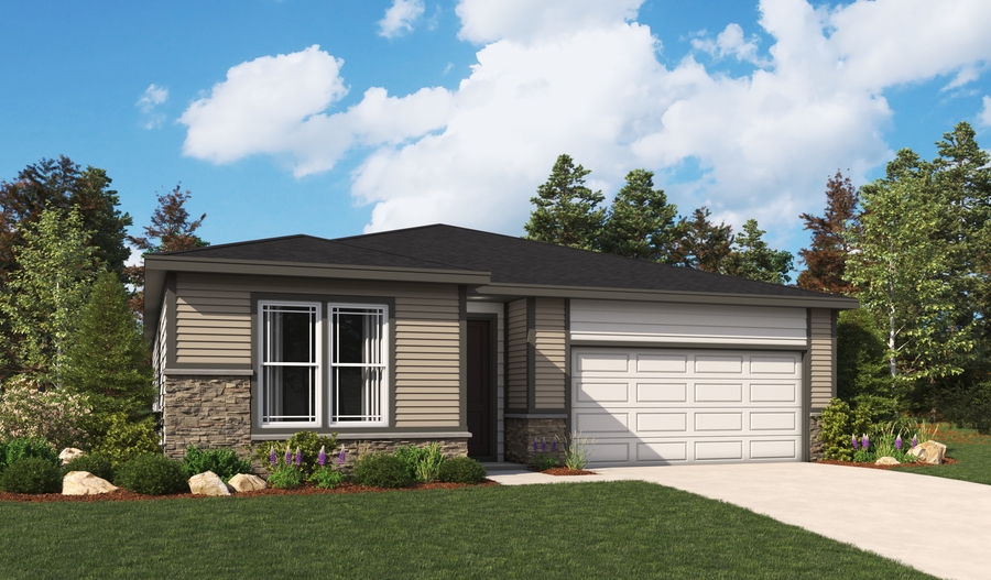 Exterior C of the Agate plan
