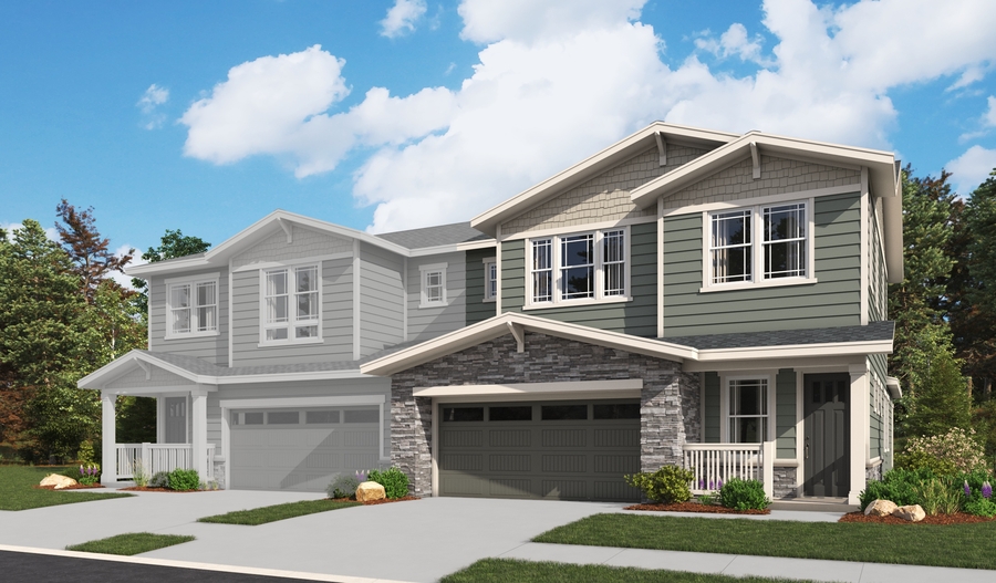 Exterior D of the Lynwood II plan
