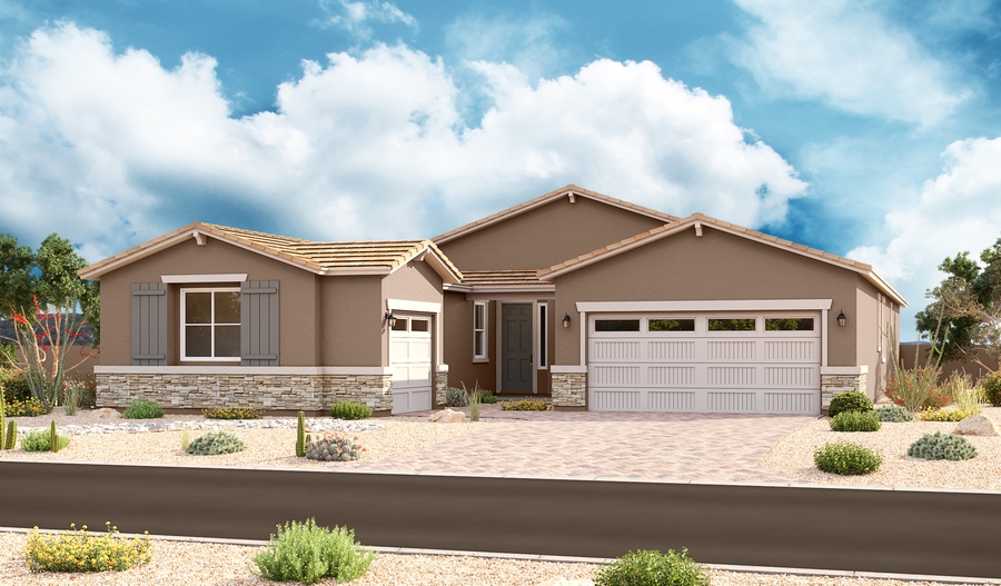 Exterior B of the Pomona plan