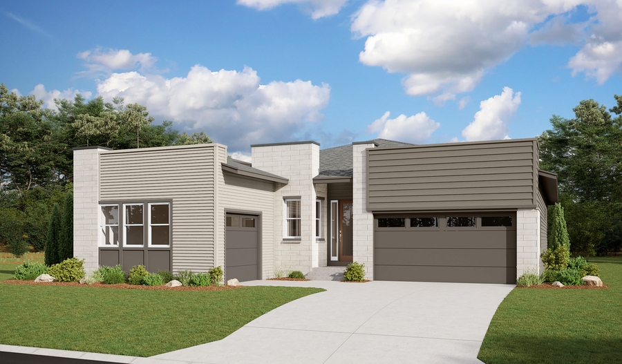 Exterior F of the Delaney floor plan 
