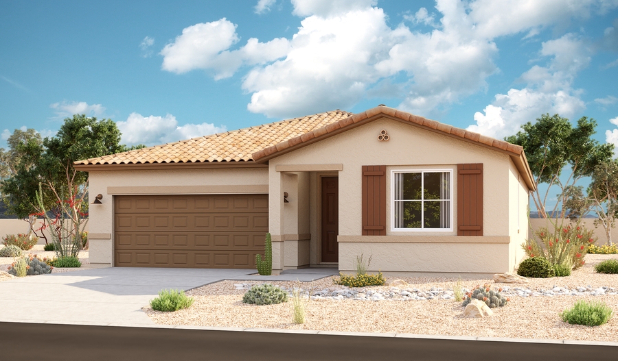 Exterior A of the Arlington plan