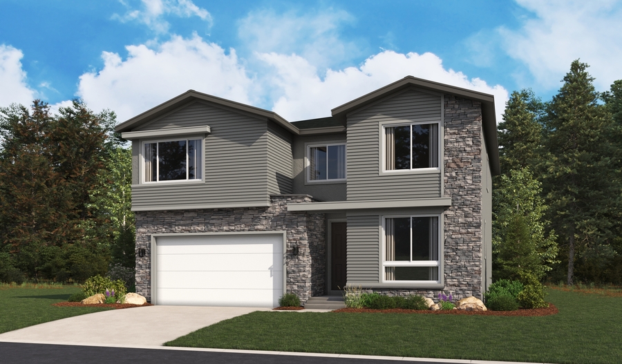 Exterior B of the Coronado plan