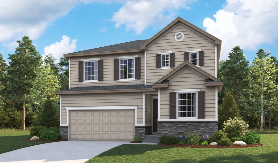 Exterior C of the Pearl plan