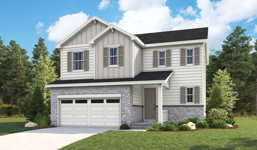 Exterior A of the Coral II plan