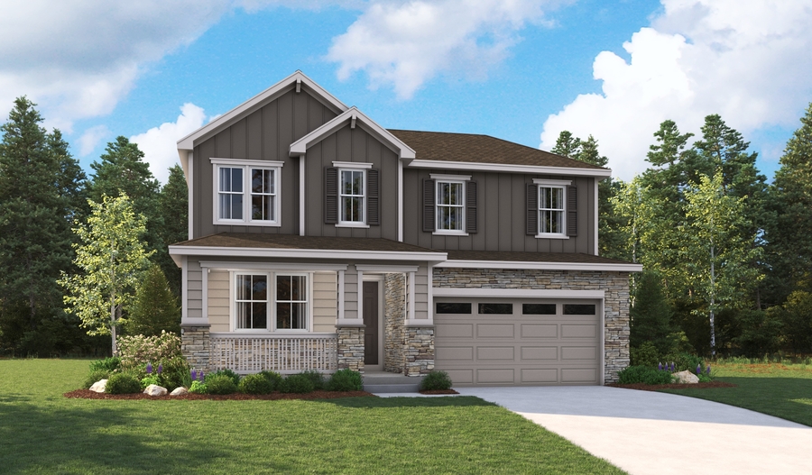 Exterior A of the Elderberry plan