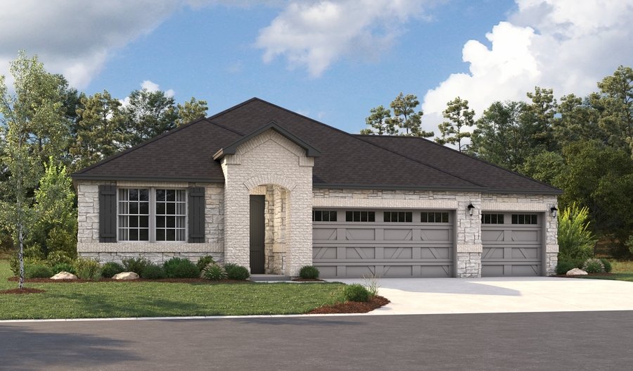 Exterior C of the Agate plan