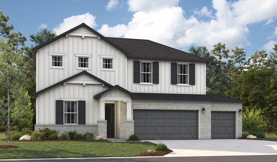 Exterior A of the Elderberry plan