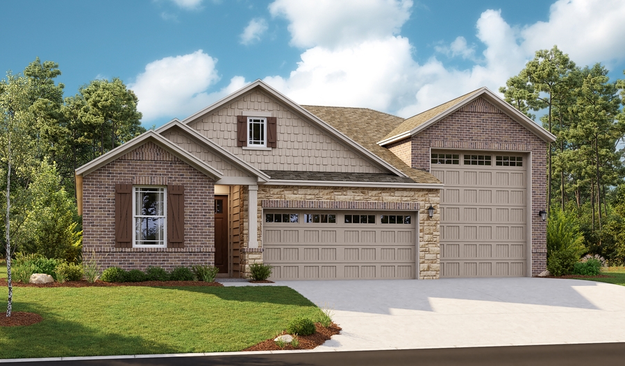 Exterior B of the Pewter plan