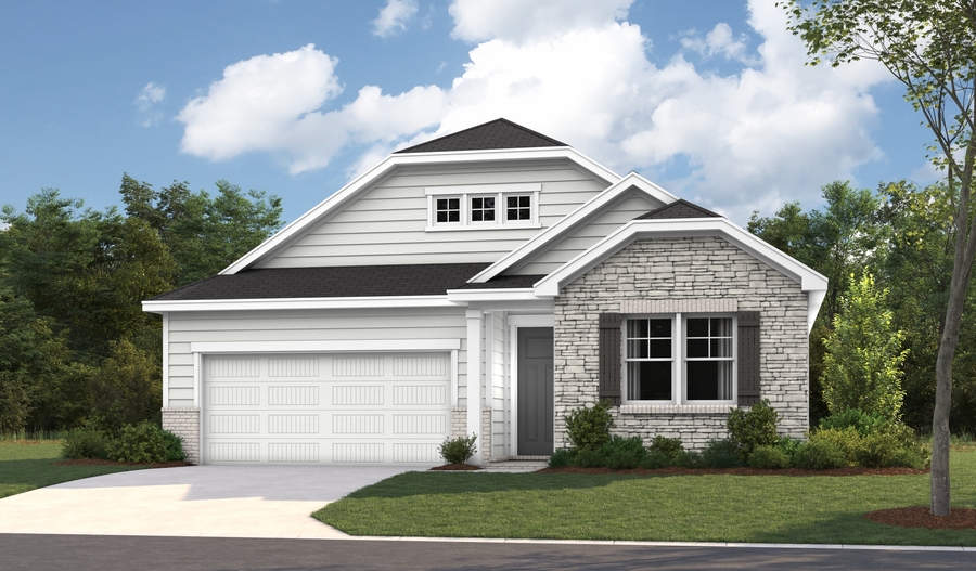 Exterior D of the Arlington plan